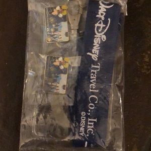 Walt Disney Travel Co. Lanyard and Pins